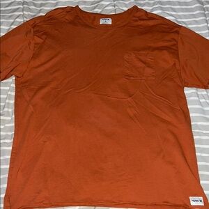 Hurley Men's Orange Short Sleeve Tee